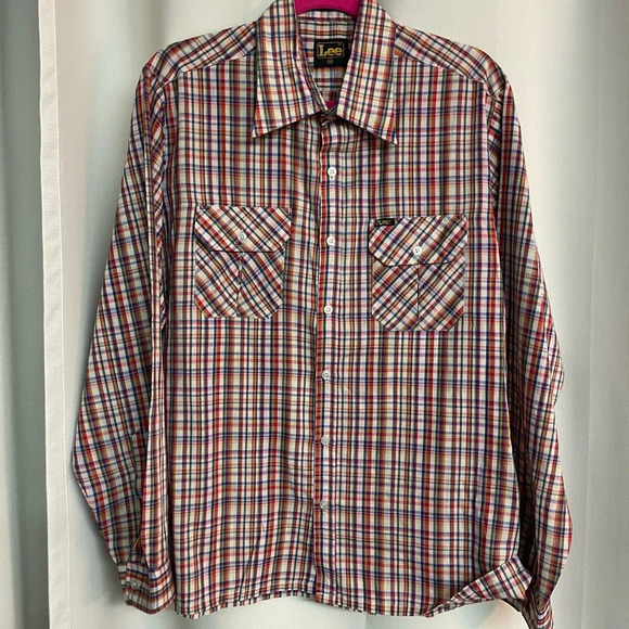 Lee women’s stripped button down shirt multi colors size XL - Picture 1 of 4
